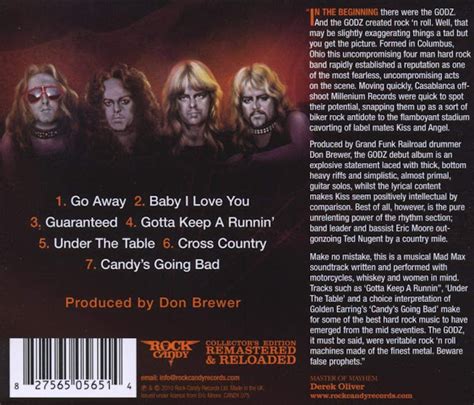 Classic Rock Covers Database: The Godz - The Godz (1978)