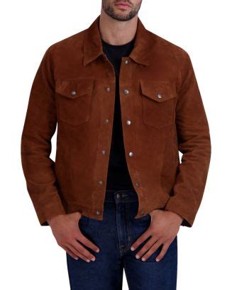 Cole Haan Suede Trucker Jacket | Bloomingdale's