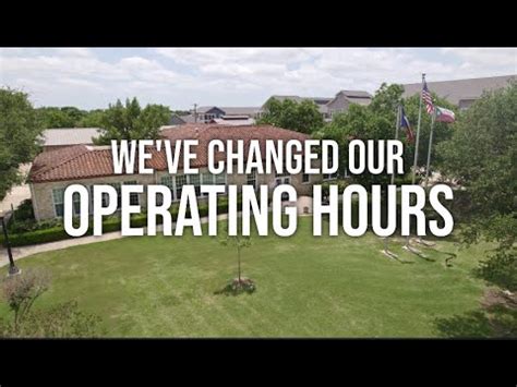 New Operating Hours at City of Rowlett Offices and Some Facilities - YouTube