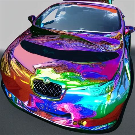 shiny car wrap design inspired by Jeff Koons | Stable Diffusion