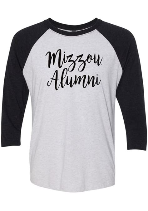 Mizzou Tigers Tigers White Alumni Long Sleeve LS Tee