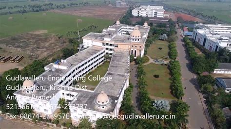 GEC (Gudlavalleru Engineering College) Drone View - YouTube