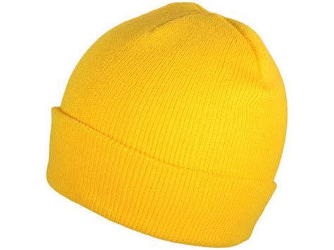 Yellow Cuff Winter Beanie - Bulk-Caps Wholesale Headwear