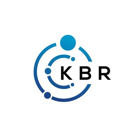 KBR letter technology logo design on white background. KBR creative ...