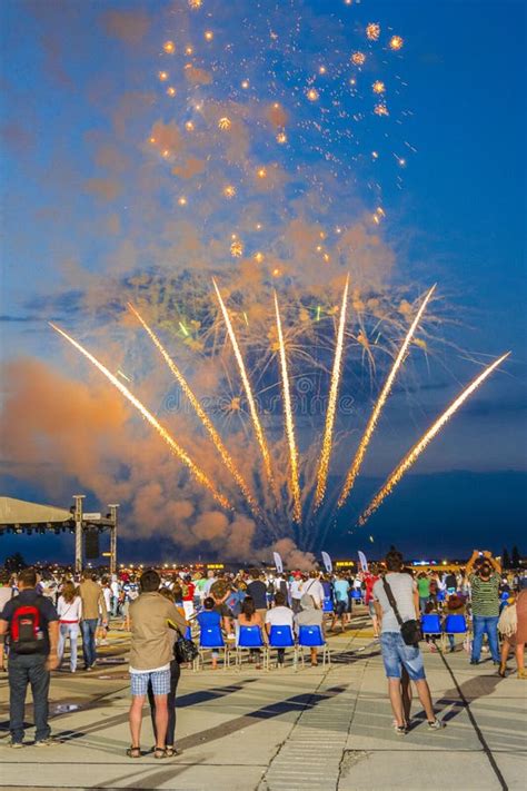 Fireworks show editorial stock photo. Image of festive - 57709478