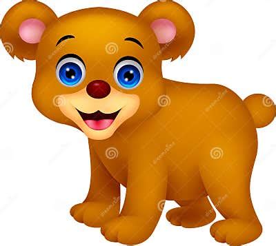 Cute baby bear cartoon stock vector. Illustration of young - 45744101