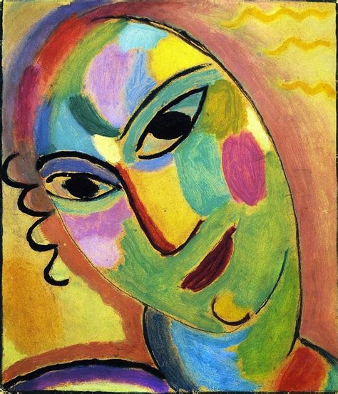 Mystical Head Heads Group I Angel | Alexei Jawlensky | oil painting #abstractfaces | Painting ...