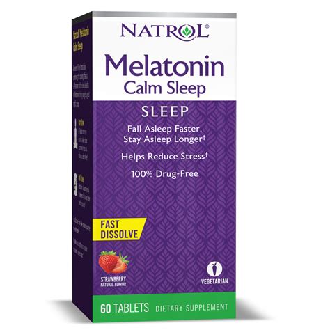 Melatonin Calm Sleep Fast Dissolve Tablets | Natrol®