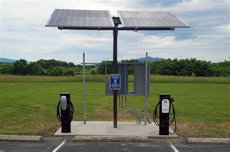 Solar Charging Station Powered Stations For Electric Vehicles Mobile In India Tesla Camping Home ...