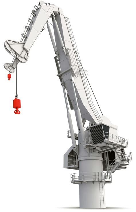 Knuckle boom marine crane - Kongsberg Maritime