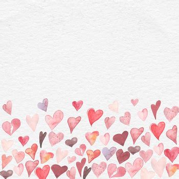 Watercolor Hearts Frame Clipart by Norse Graphics | TPT