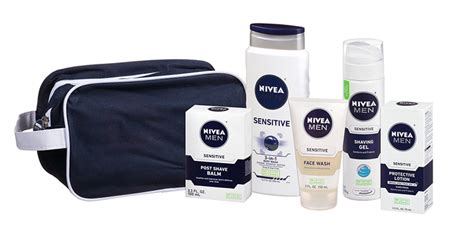 Nivea for Men Sensitive Collection 5-Piece Gift Set for $12.50 Prime ...