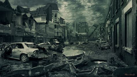 10 Top Destroyed City Street Background FULL HD 1920×1080 For PC Desktop