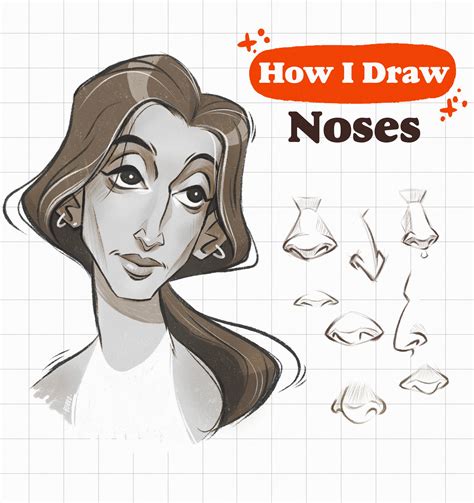 ArtStation - How I DRAW NOSE | Video Tutorial