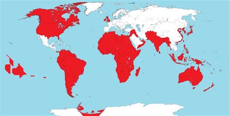 Greater British Empire as envisioned in the will of Cecil Rhodes | Mapa ...