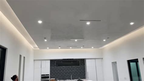 Clean white huge venetian plaster ceiling Exotic Style! - YouTube