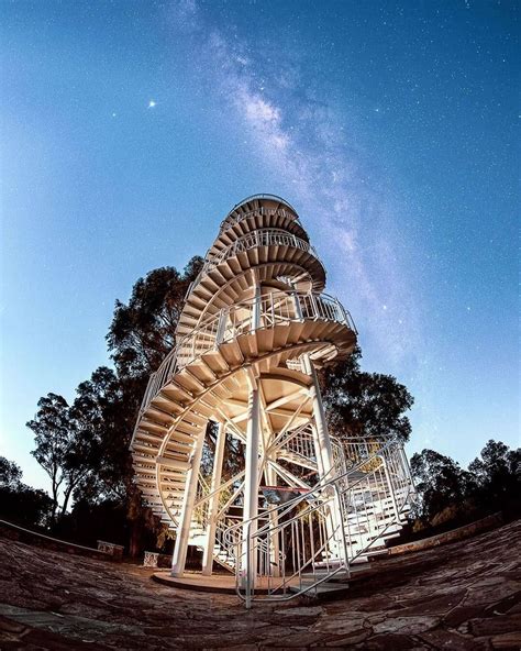 #perthlife on Instagram: “The Milky Way above the DNA Tower in Kings ...