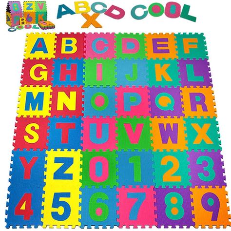 Hot Sales High quality Foam Number+Alphabet Letters ABC Floor Puzzle ...