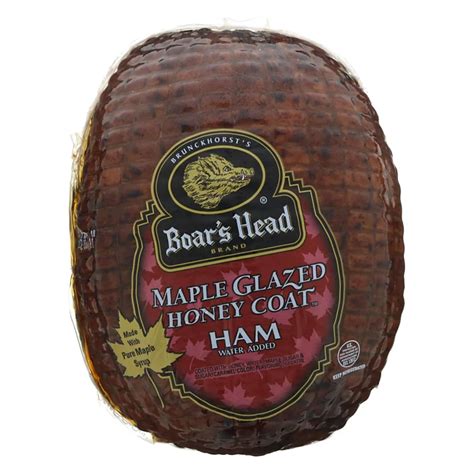 Boar's Head Maple Glazed Honey Coat Ham, Sliced - Shop Meat at H-E-B