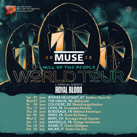 Muse share 2023 European tour dates with Royal Blood