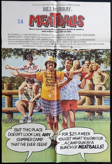 MEATBALLS British One Sheet Movie Poster Bill Murray