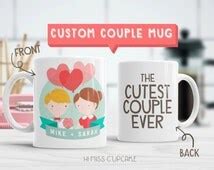 Unique cute coffee mugs related items | Etsy