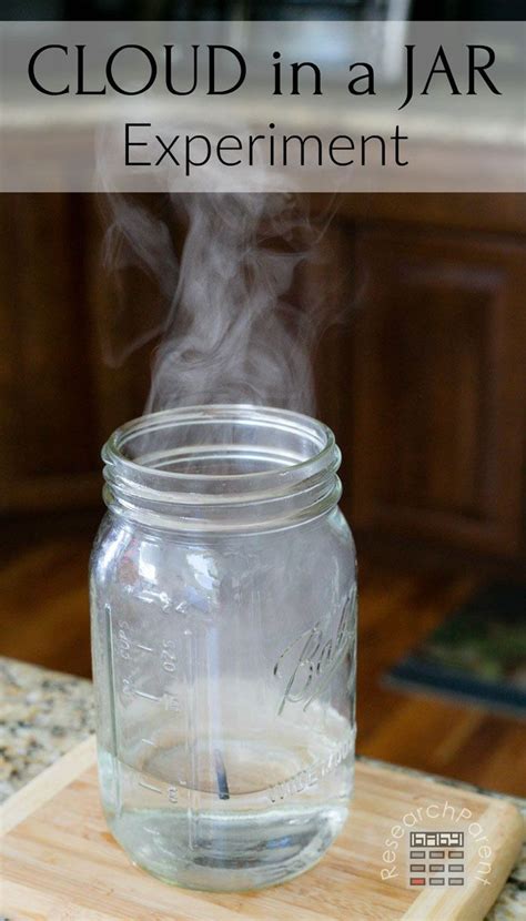 Cloud in a Jar Experiment | Weather activities for kids, Weather ...