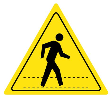 Pedestrian Walkway Sign, 5S Signs, Floor Signs, Wall Signs -Custom signs, too!