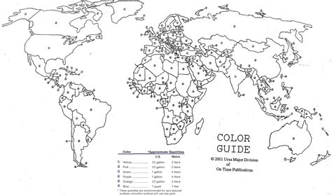 How To Paint U.S. and World Maps | KaBOOM! | World map painting, World map, Colorful map