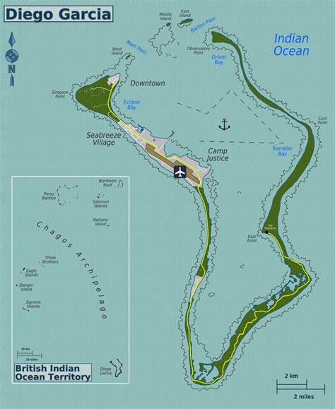 Large detailed map of British Indian Ocean Territory | British Indian Ocean Territory | Asia ...