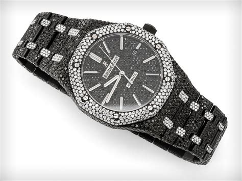 Ja Morant Cops '12SKII' Black & White Diamond Chain And Matching AP Watch