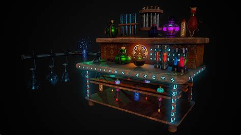 ArtStation - Alchemy table