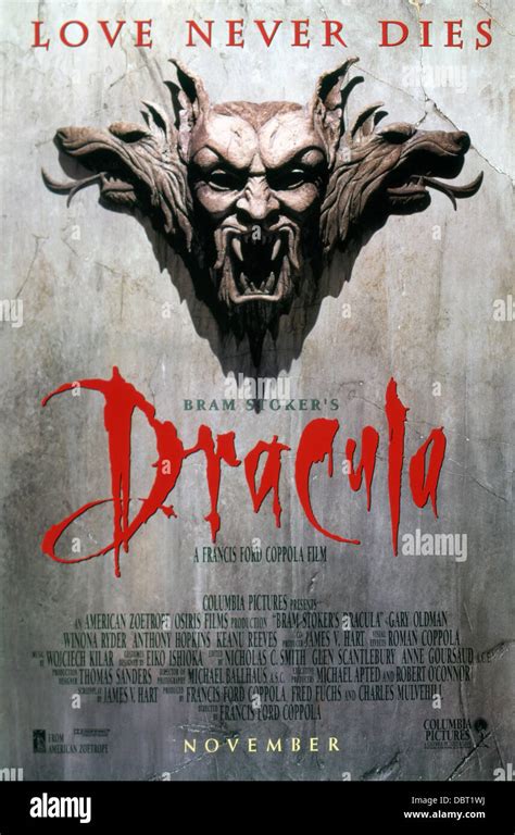 BRAM STOKER'S DRACULA (1992) POSTER FRANCIS FORD COPPOLA (DIR) BSD 028 MOVIESTORE COLLECTION LTD ...