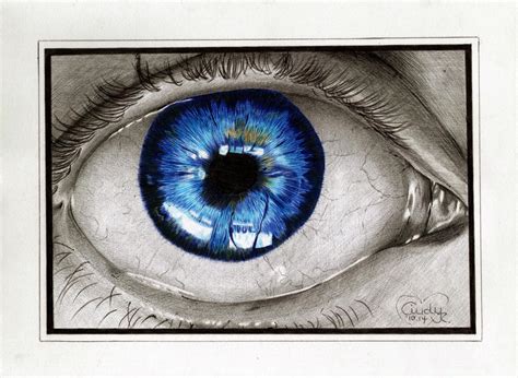 Blue Ballpen Eye by Cindy-R on DeviantArt