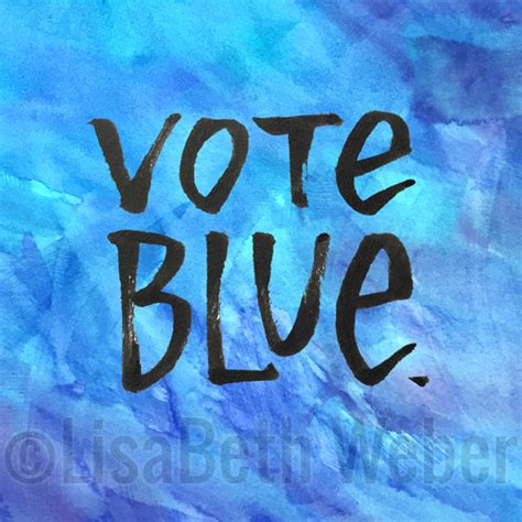 Vote blue