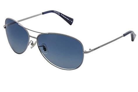 COACH Designer Sunglasses, Silver/navy/blue Gradient, 59-13-135 in Blue - Lyst