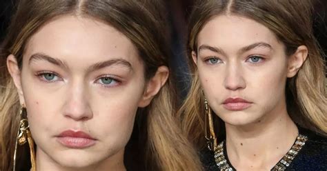 Get Gigi Hadid a tissue! Star gets snotty nose at awkward moment during runway show - Mirror Online