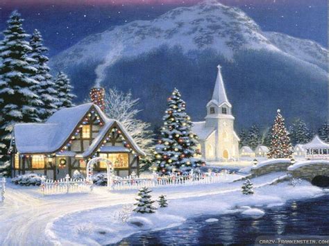 Christmas Village Wallpapers - Wallpaper Cave