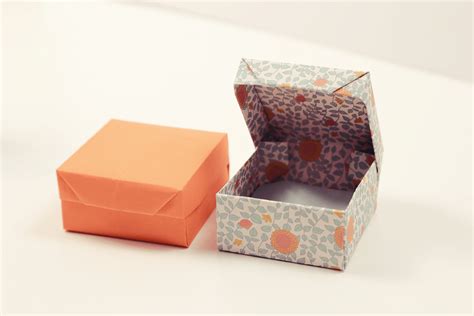 Origami Ring Box Tutorial - Paper Kawaii | Origami ring box, Origami ring, Origami jewelry box