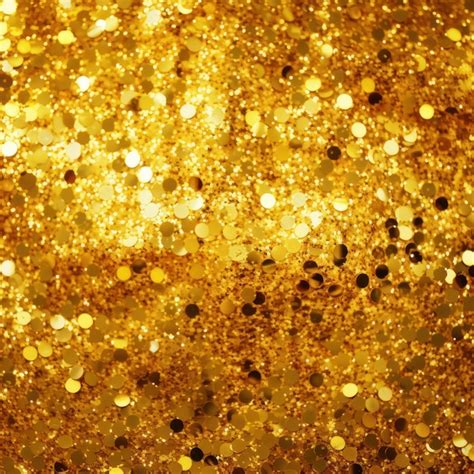 Premium Photo | Yellow glitter texture