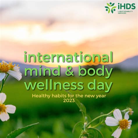 International Mind & Body Wellness day | Healthy habits for the new ...