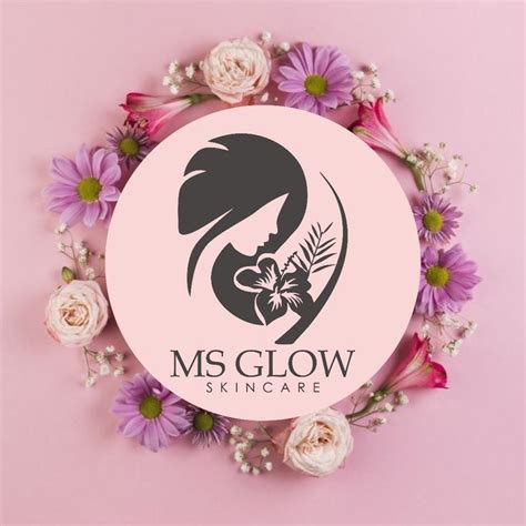 Juharmanik Ms Glow | Logo bunga, Desain logo bisnis, Kartu nama bisnis