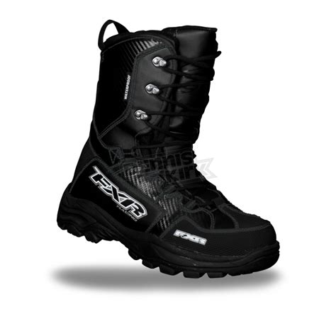 FXR Racing Black X-Cross Boots - 13515 Snowmobile - Dennis Kirk, Inc.