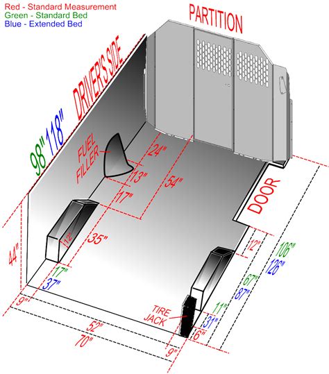 Chevy Express 2500 Interior Dimensions