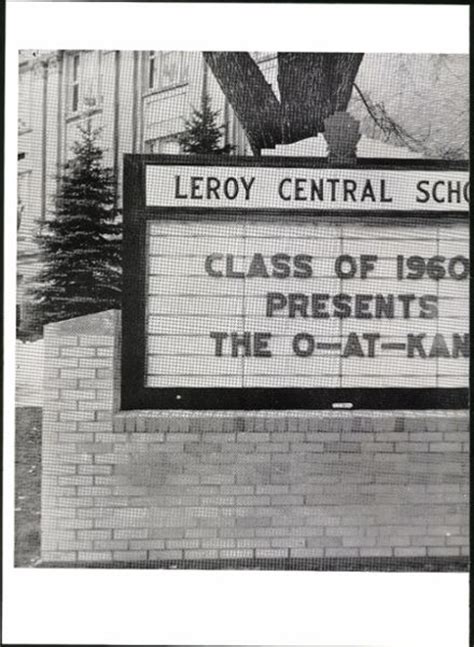 Explore 1960 Leroy High School Yearbook, Le Roy NY - Classmates