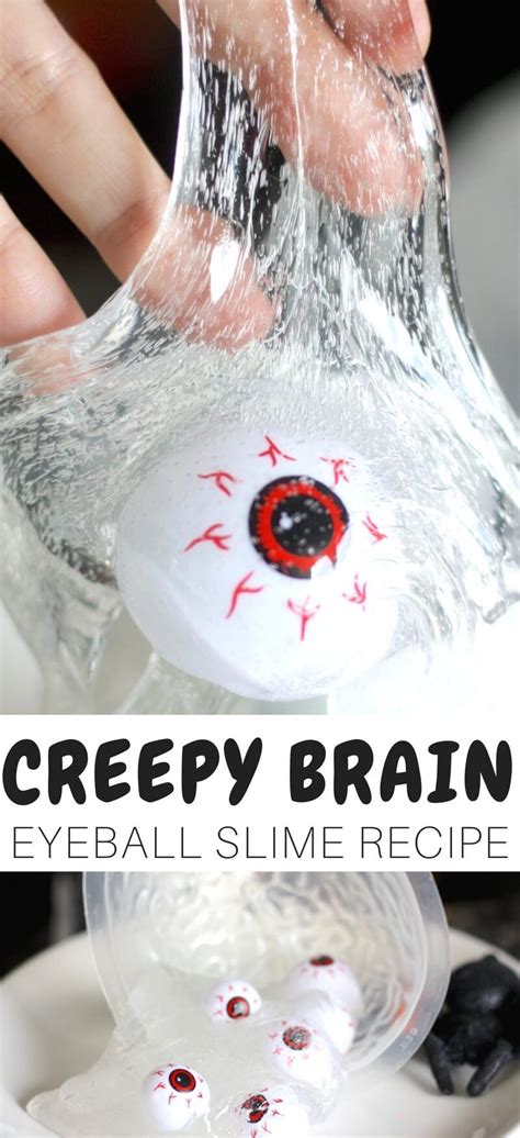 Creepy Eyeball Slime For Halloween | Halloween slime, Halloween slime recipe, Halloween eyeballs