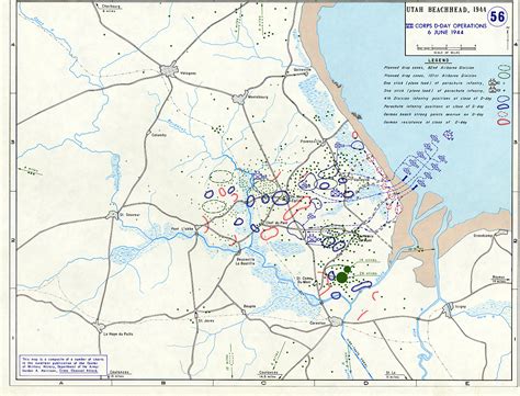 Map of Utah Beach