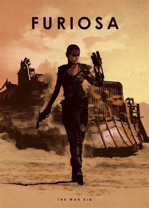 'Furiosa' Poster Print by Eden Design | Displate | Eden design, Movie posters design, Movie ...