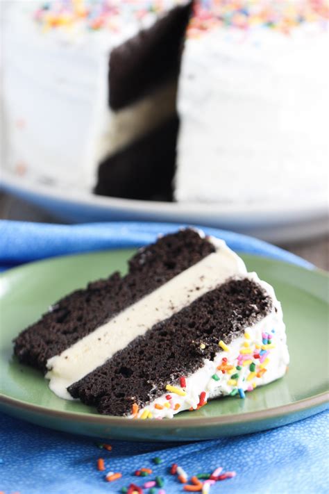 Classic Chocolate Vanilla Ice Cream Cake – Eat, Live, Run