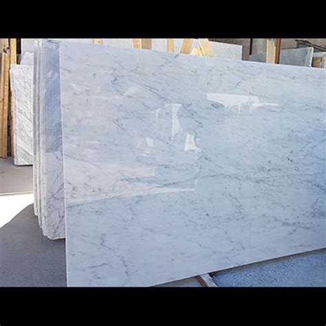 Carrara Marble Italian White Bianco Carrera 3/4" Marble Slab Polished